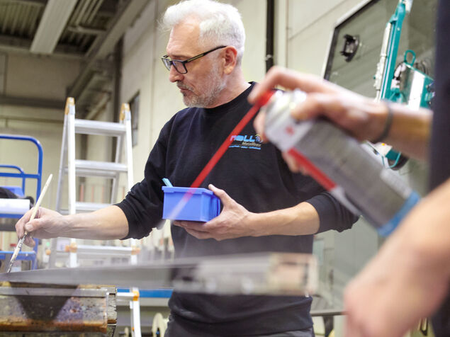 Impression 10: Nachbehandlung des Aluminiumprofils