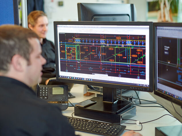 Impression 11: Planung am CAD-Arbeitsplatz
